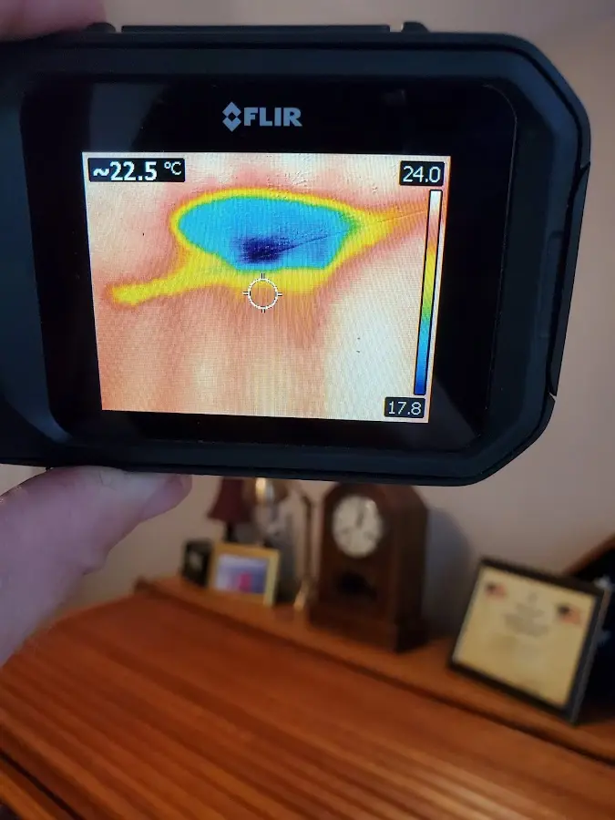 Thermal imaging inspection for water damage in Oak Ridge