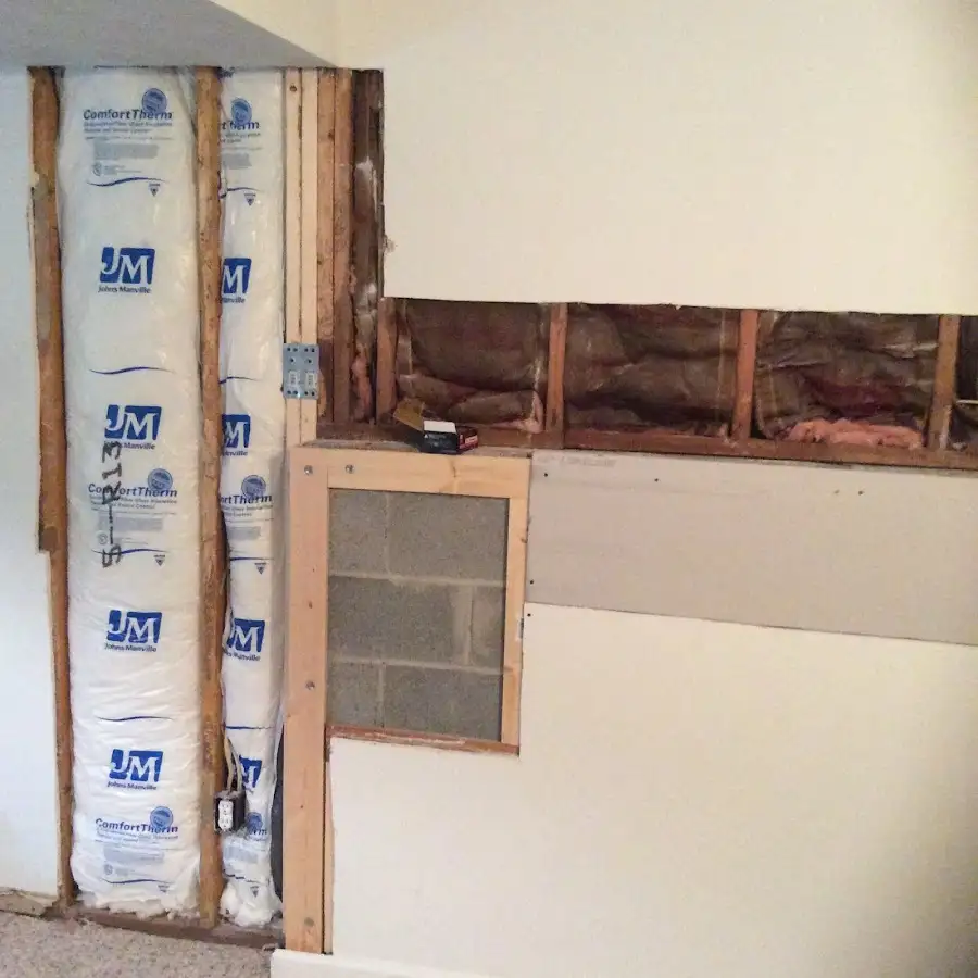 Wall insulation replacement during Odor Removal & Deodorization in Oak Ridge